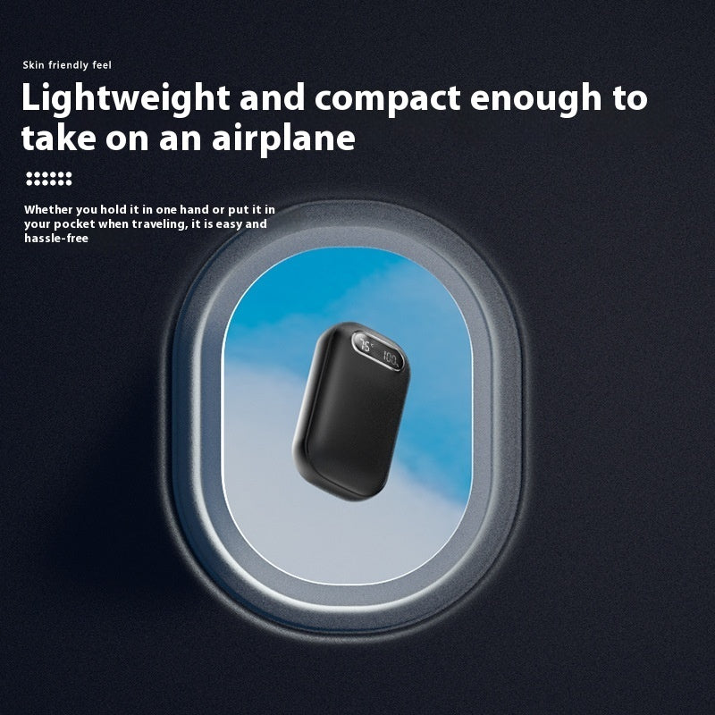 Large Capacity Double-Sided USB Hand Warmer With Digital Display