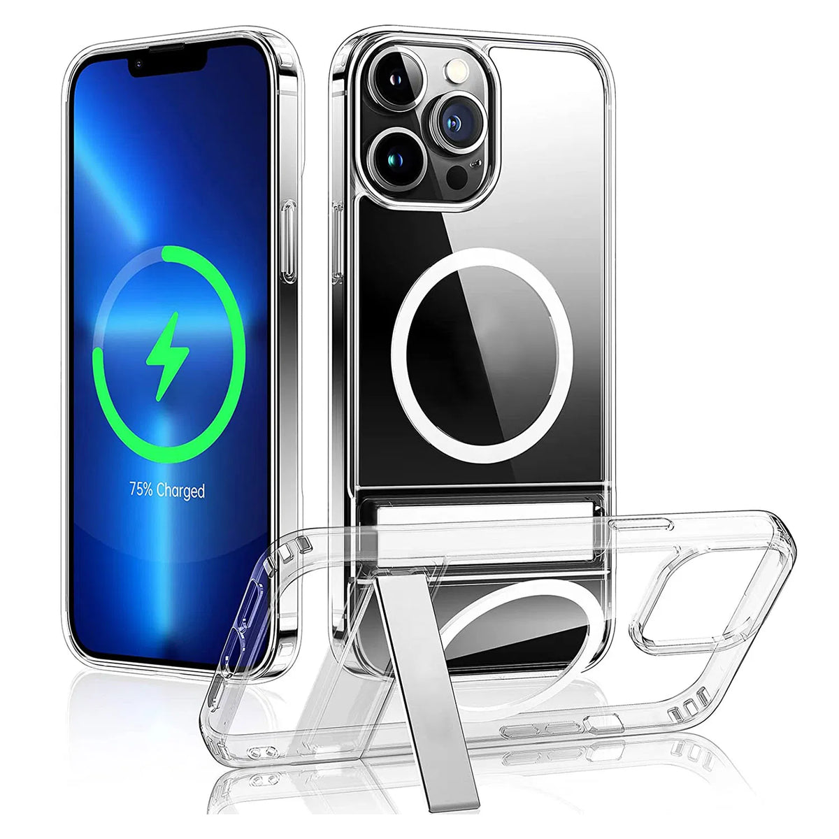 Anti-yellowing clear MagSafe phone case