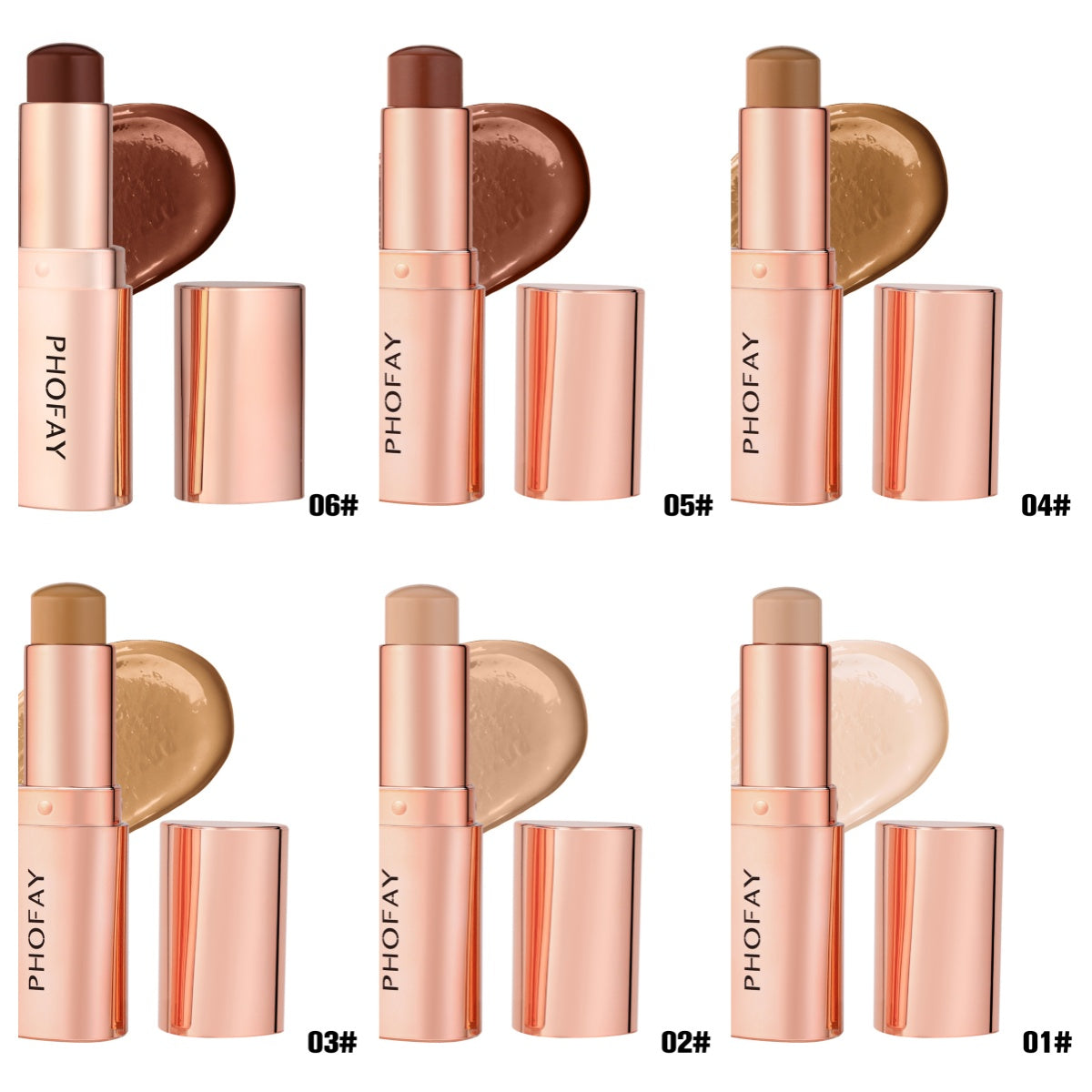 PHOFAY Contour Stick – Creamy Long-Lasting Face Sculpting & Highlighting Makeup