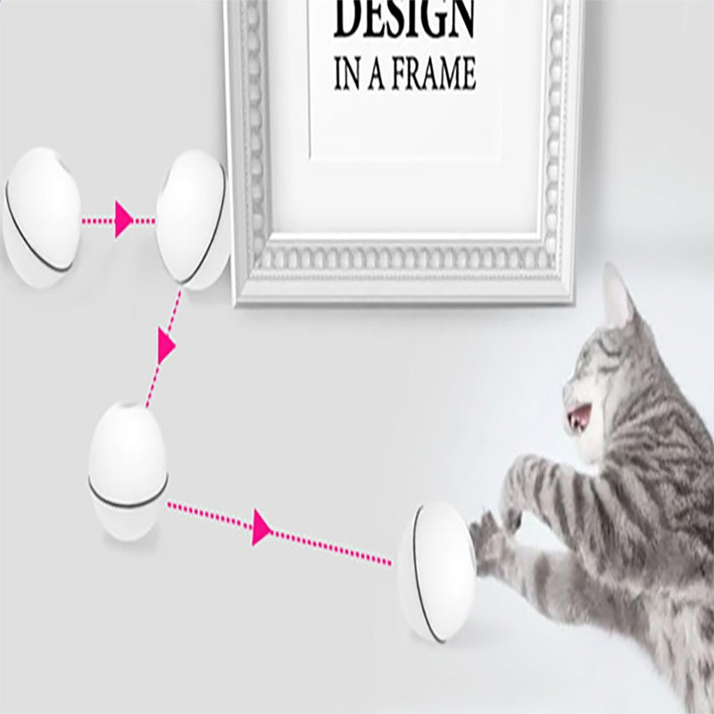 Interactive LED Laser Cat Toy Ball – Automatic Rolling Pet Entertainment