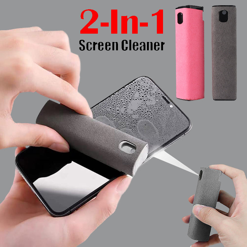 Portable Mobile & Computer Screen Cleaner – Integrated Storage Cleaning Set