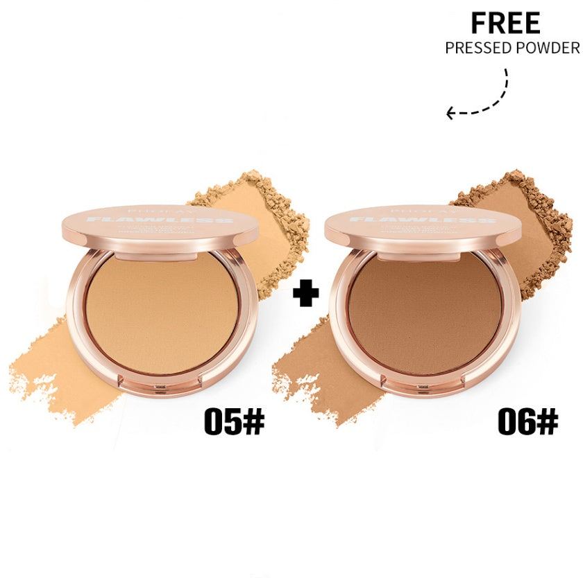 PHOFAY Matte Setting Pressed Powder – Oil Control & Long-Lasting Finish