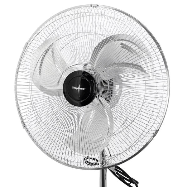 Impress 18-Inch 2-in-1 Chrome Hi-Speed Oscillating Industrial Fan