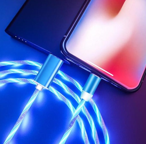 Magnetic Streamer Data Cable For iPhone, Android, Type-C