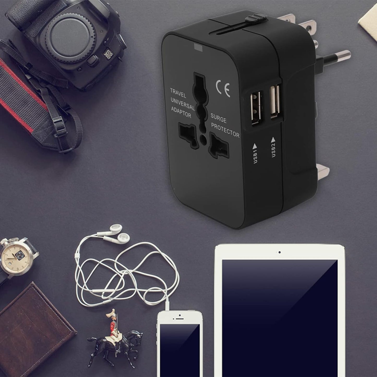 Worldwide Universal Travel Adapter All-in-One Wall Charger
