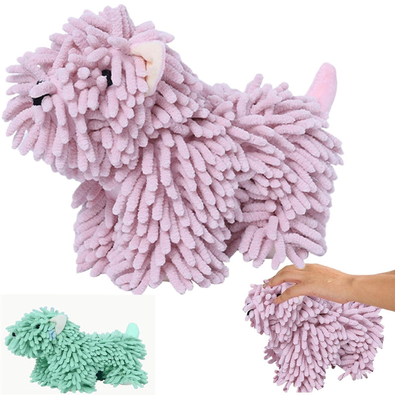 Cute Puppy Shaped Kitchen Towel – Absorbent Hanging Home Towel