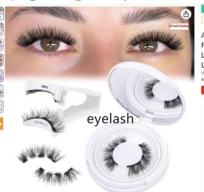 Magnetic Suction False Eyelashes – Little Devil Supernatural Look, No-Glue Magnet Lash Set