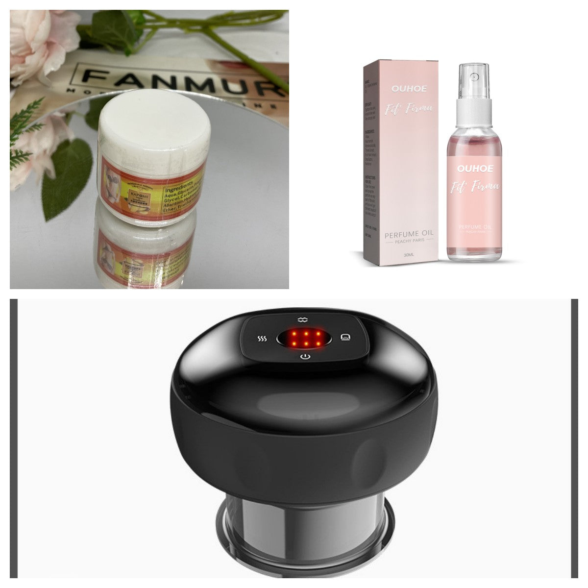 Electric Vacuum Cupping Massage Set – Anti-Cellulite Body Therapy & Slimming Massager