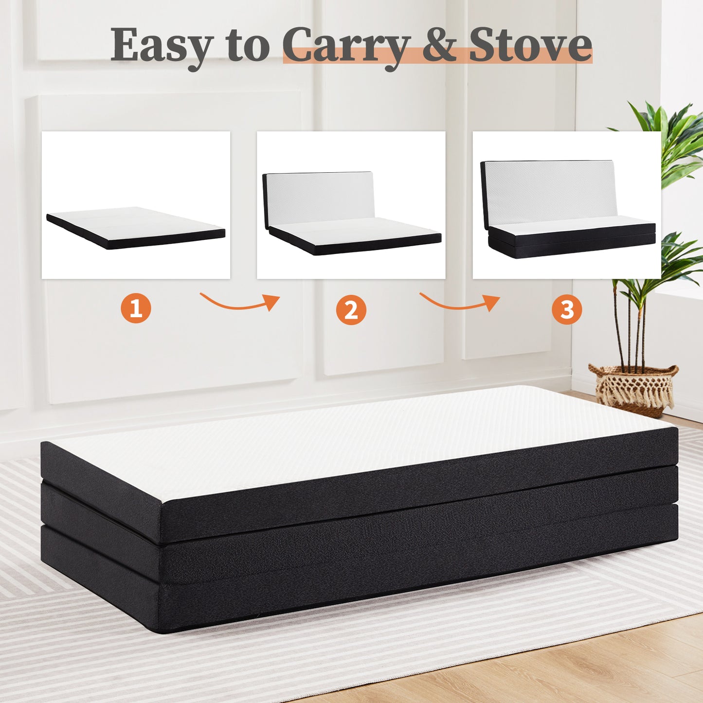 Triple Fold Pad – Multi-Purpose Foldable Mattress or Cushion