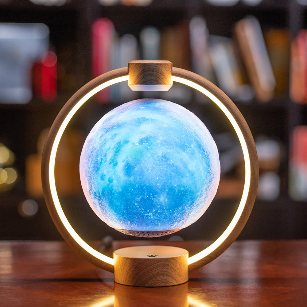 Maglev Moon Light Bluetooth 3D Stereo Colorful DIY Lamp