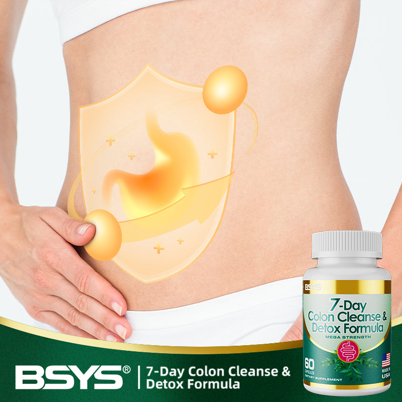 7-Day Colon Cleanse & Detox Formula Capsules – Digestive Support & Gut Health Supplement