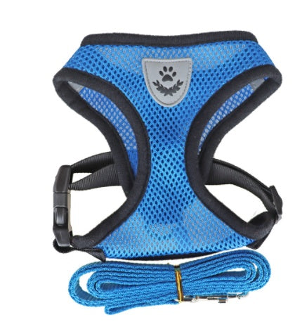 Luxury Multi-Color Dog Harness – Stylish & Comfortable Pet Gear