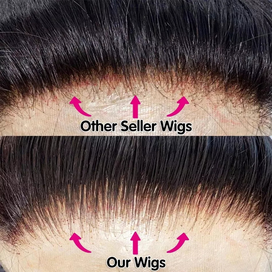 6x4 Vietnamese Raw Human Hair Lace Front Wig