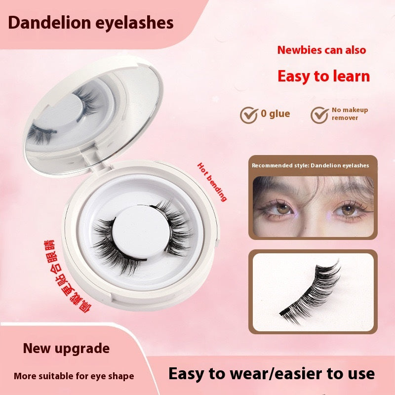 Magnetic Suction False Eyelashes – Little Devil Supernatural Look, No-Glue Magnet Lash Set