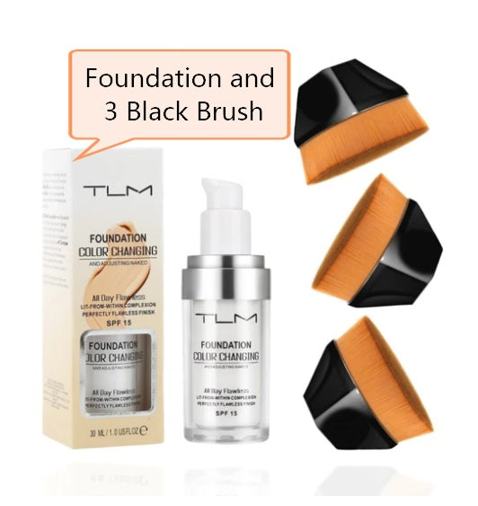 Portable Natural Liquid Foundation & BB Concealer