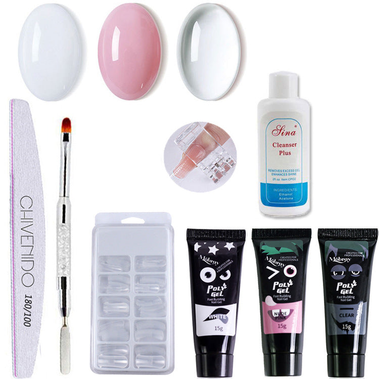 “Nail Crystal Gel Extender – Long-Lasting Acrylic & UV/LED Builder for Sparkling Nail Art”