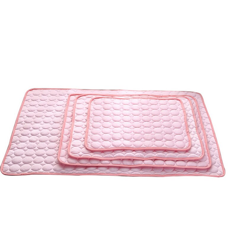 “Cooling Ice Silk Pet Bed – Summer Pad for Dogs & Cats”