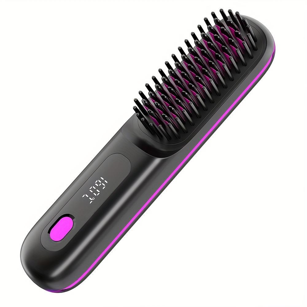 USB Wireless Hair Straightening & Curling Comb – Gentle on Hair