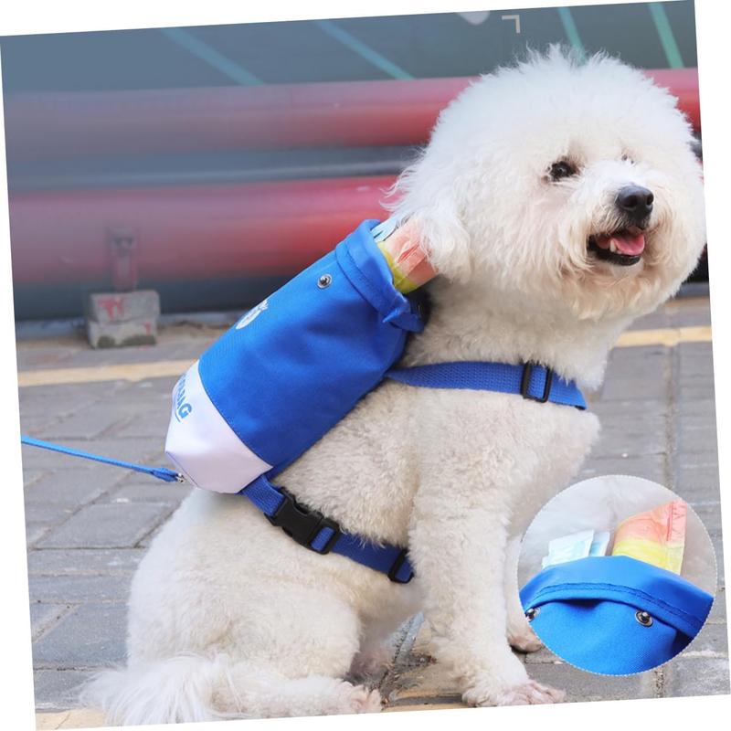 “Pet Travel Backpack for Small Dogs – Portable Dog Carrier, Outdoor Dog Vest Backpack, Adjustable Strap, Durable Polyester Puppy Bag”
