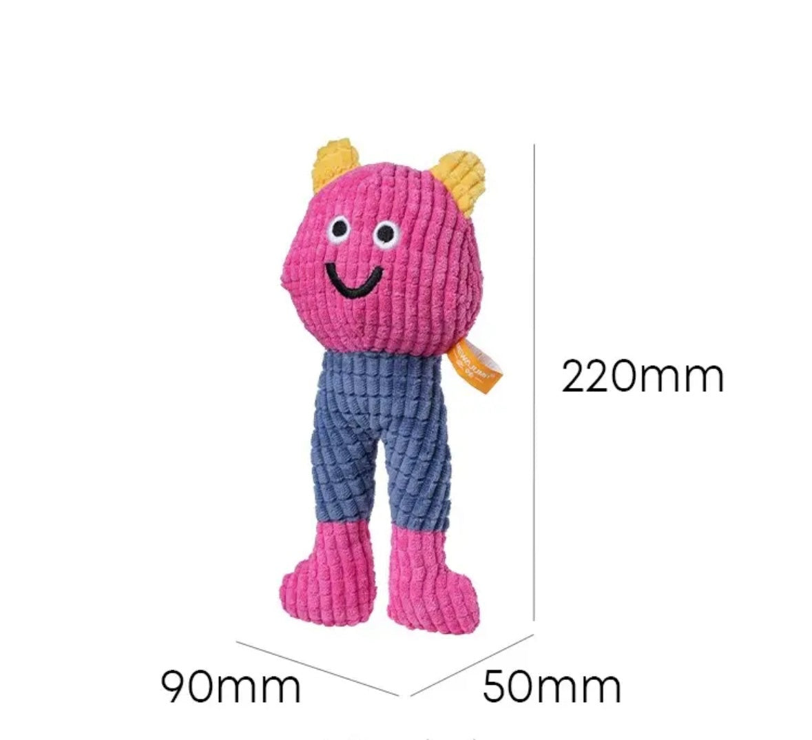 Adorable Squeaky Catnip Chew Toy for Cats & Dogs – Durable, Fun, and Teeth-Cleaning
