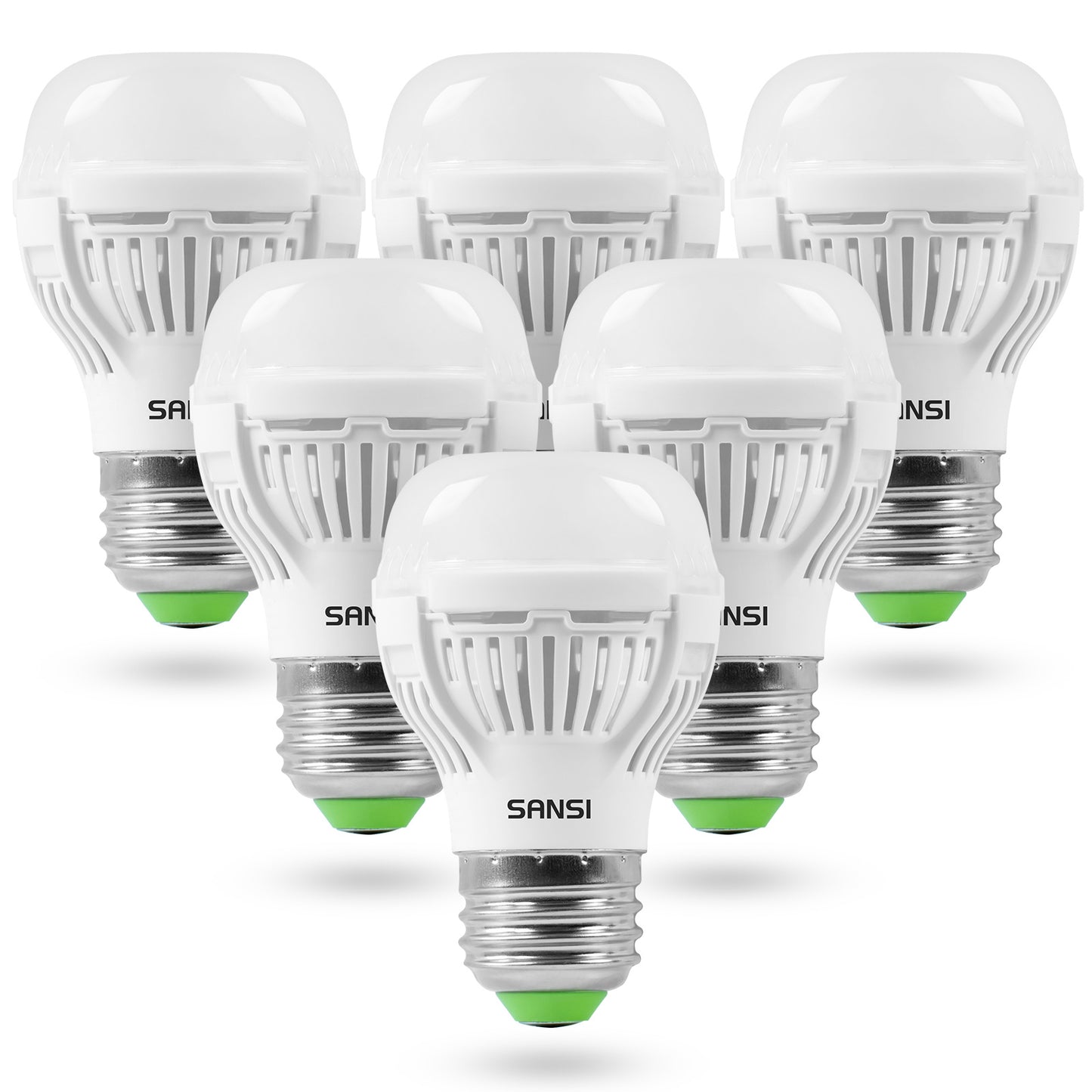 SANSI 9W LED Bulb 60W Equivalent 900 Lumens A15 E26 Non-Dimmable