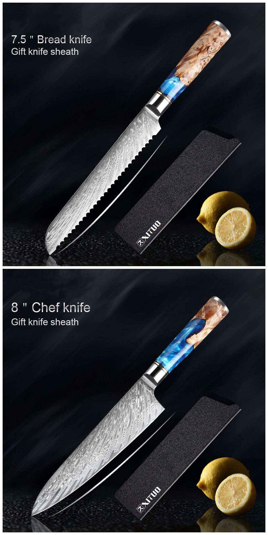 Chef’s Kitchen Knife Set – Meat Chopping & Cooking Knives