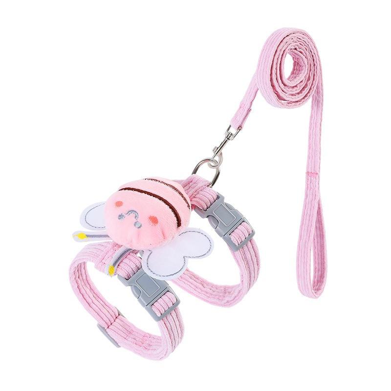 Wing-Shaped Cat Harness & Leash Set – Decorative Small Pet Walking Vest