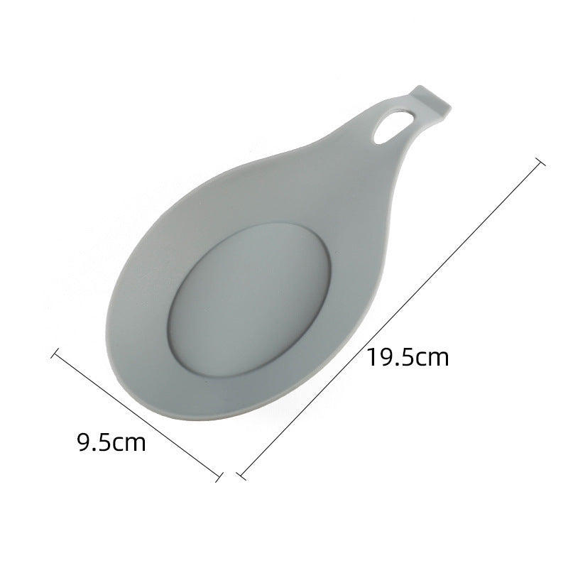 Silicone Spoon Rest Mat – Heat Resistant Easy-Clean Kitchen Counter Mat