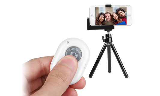 Wireless Bluetooth Shutter Remote for Android & iOS Phones