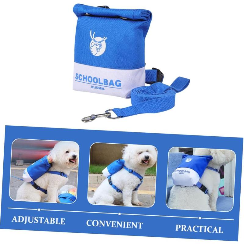 “Pet Travel Backpack for Small Dogs – Portable Dog Carrier, Outdoor Dog Vest Backpack, Adjustable Strap, Durable Polyester Puppy Bag”
