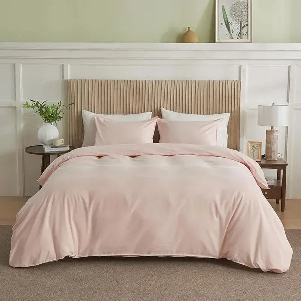 Serta Simply Clean Pleated Duvet Cover – Queen Size Bedding