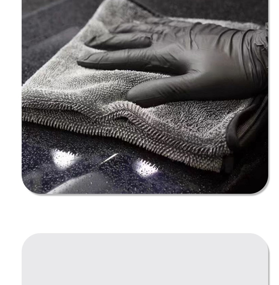 Microfiber Car Cleaning Towel – Thick, Absorbent, Lint-Free Car Detailing Cloth