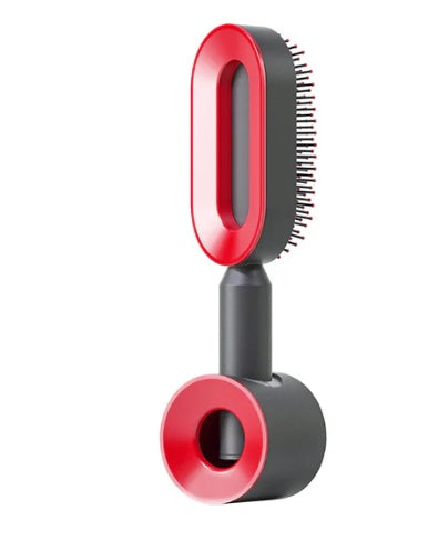 Self-Cleaning Hair Brush – Scalp Massage & Anti-Static Comb