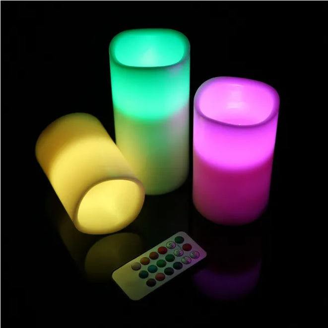 Wireless Battery-Powered LED Flashing Candle