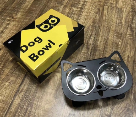 Anti-Spill Raised Pet Bowl for Cats & Dogs | Non-Slip Food & Water Feeder