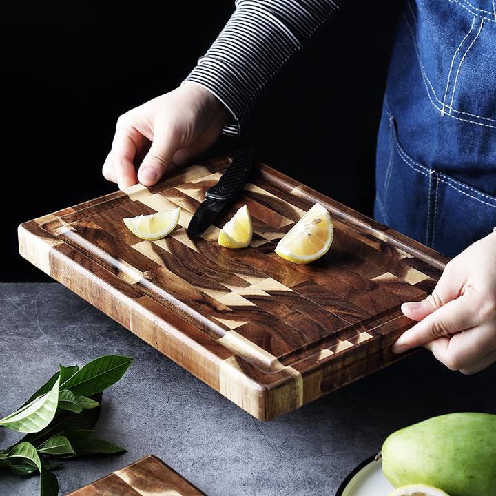 Solid Wood Parquet Cutting Board – Durable Kitchen Chopping Board