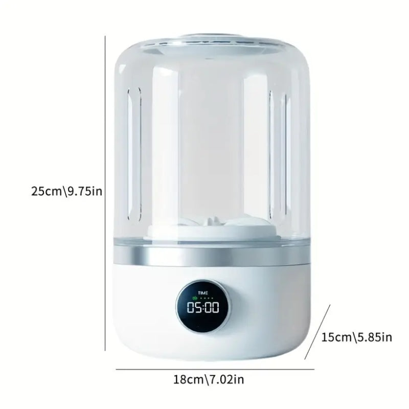 Portable Mini Washer USB Rechargeable 1.2L Travel Washing Machine