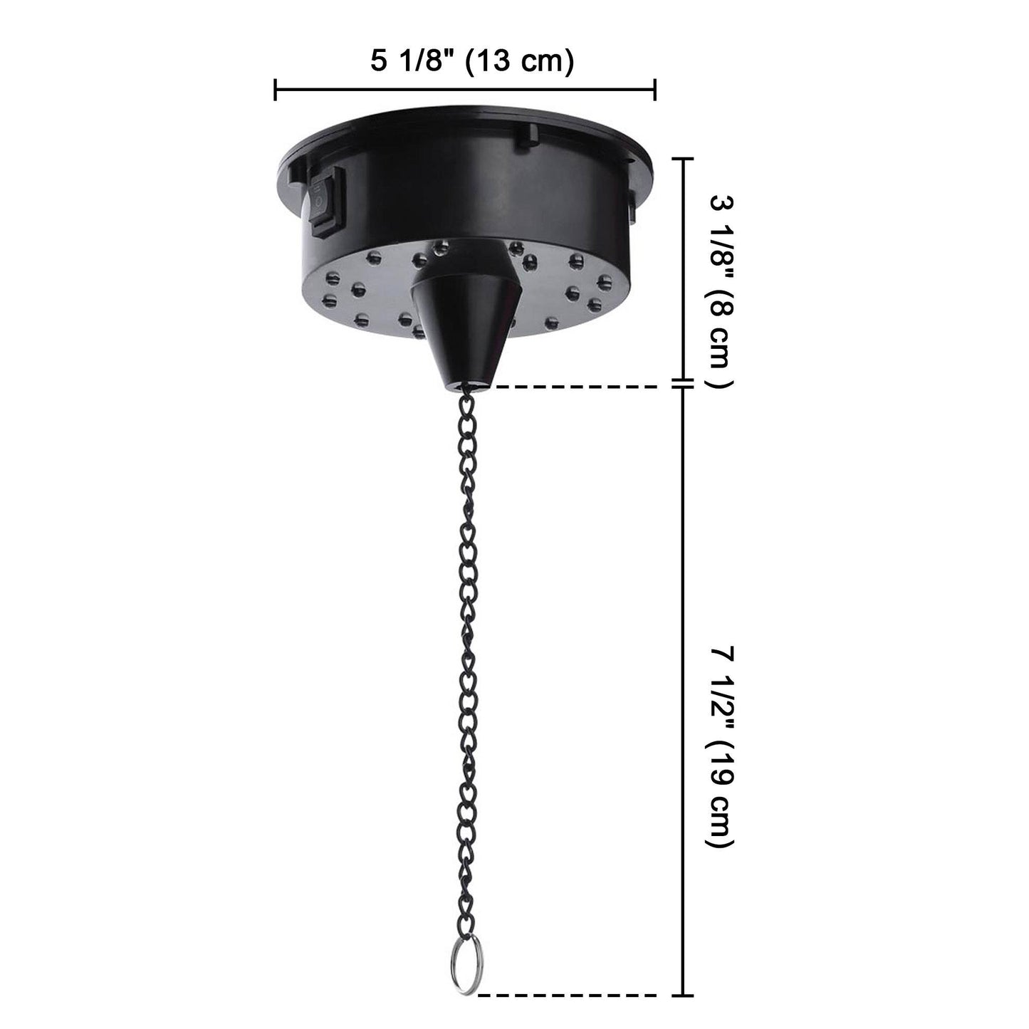 Mirror Ball Motor 6RPM with LED RGBW Lighting