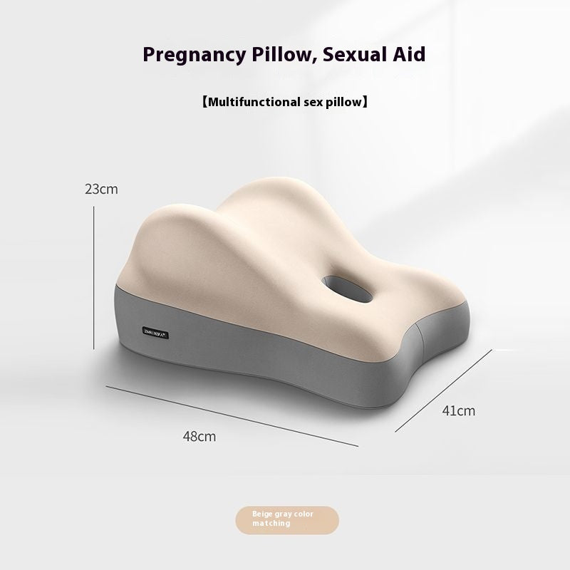 Hip Raised Multifunctional Bedside Cushion – Face-Down Sleep & Sofa Support Pillow