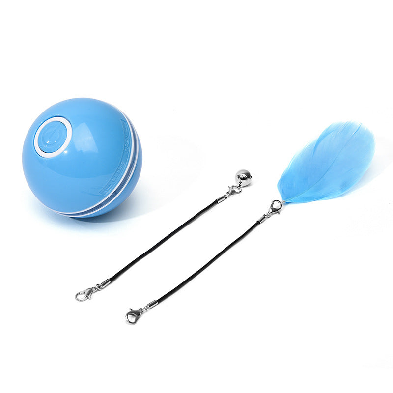 Interactive LED Laser Cat Toy Ball – Automatic Rolling Pet Entertainment