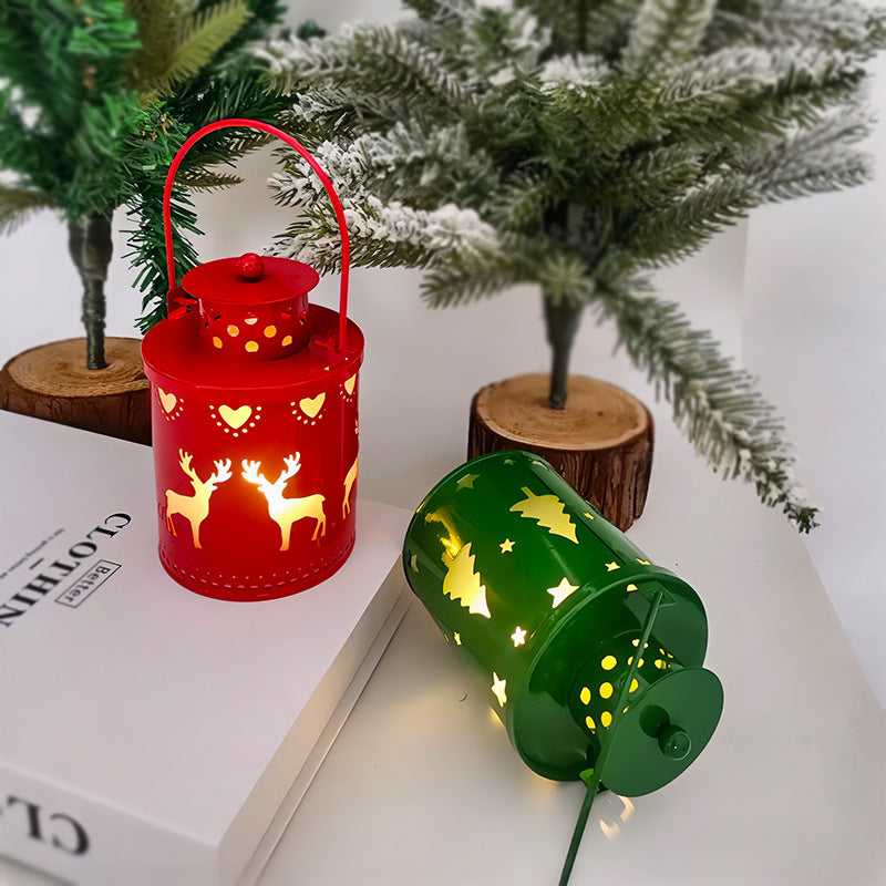 Christmas LED Candle Lanterns – Nordic Style Electronic Holiday Decorations