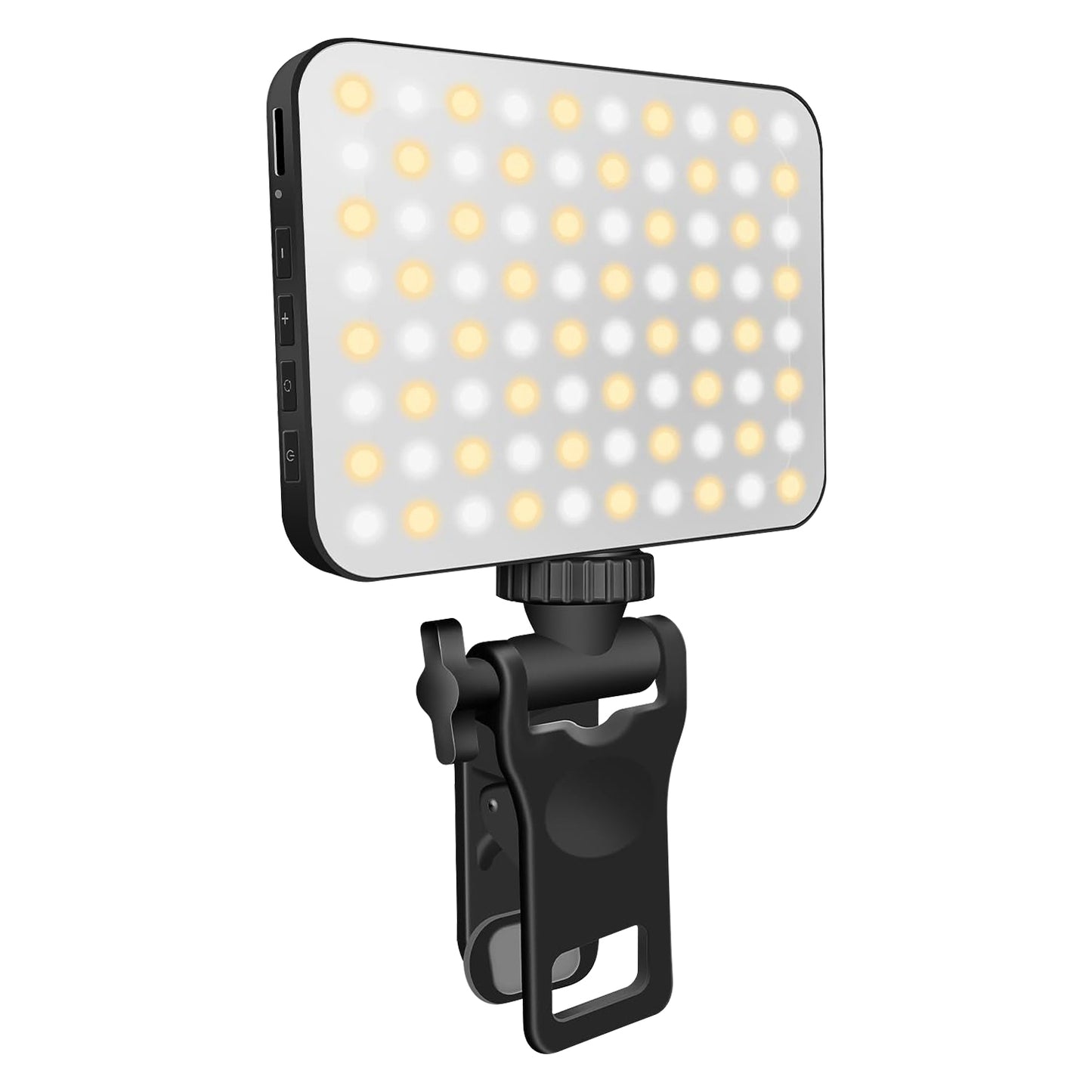 Rechargeable Clip-On Selfie Ring Light – 2000mAh Portable Fill Light with 3 Modes & 10 Brightness Levels