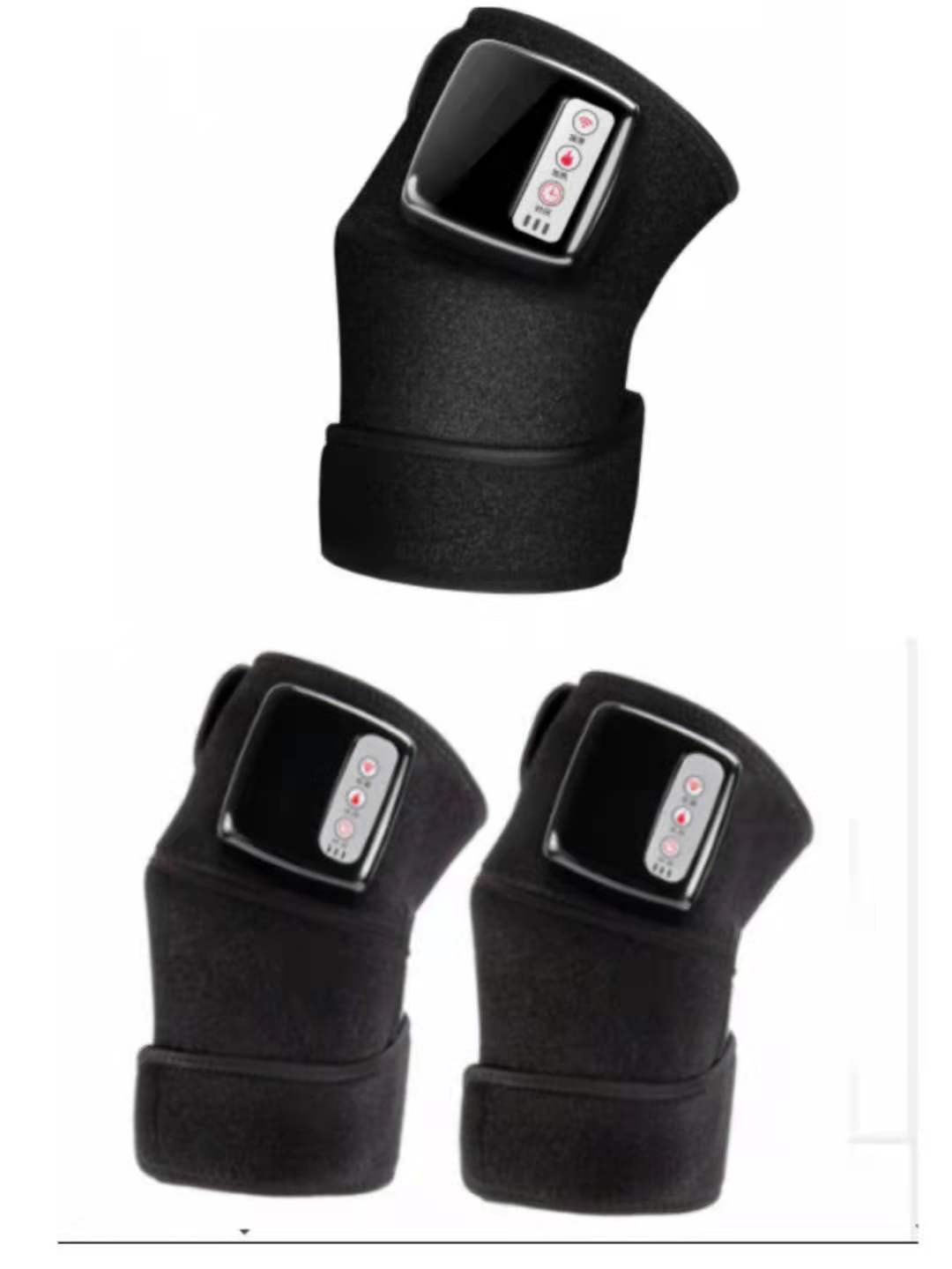 Infrared Heated Knee & Elbow Massager Wrap – Vibration Pain Relief Support