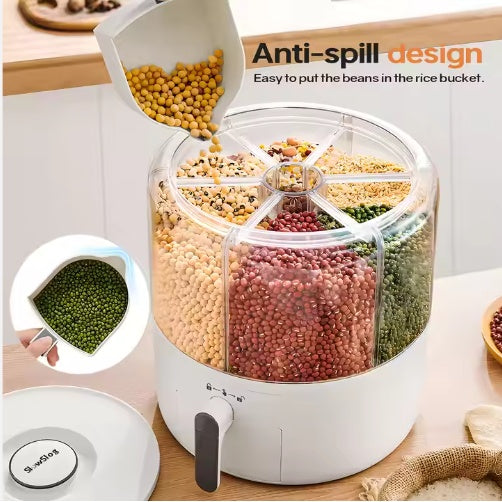 Large Rice Storage Container – Airtight Food Grain Cereal & Pet Food Storage Bucket