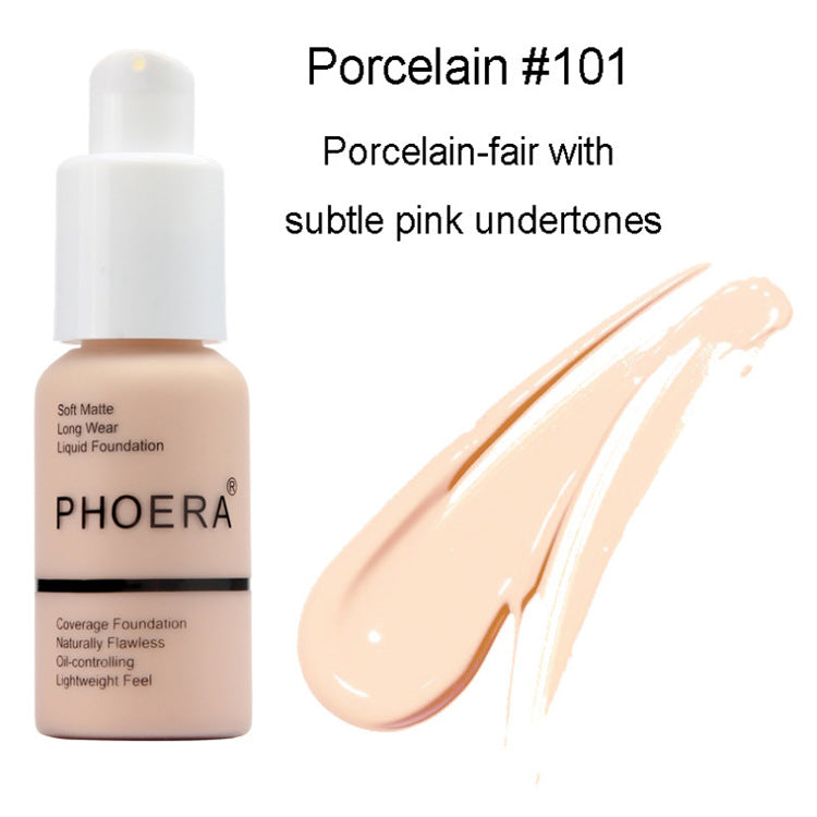 Oil-Control Matte Concealer Foundation Cream – Natural Finish, Long-Lasting