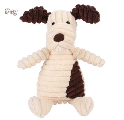 Vocal Animal Plush Toy for Dogs – Chew & Molar Teeth Cleaning Training