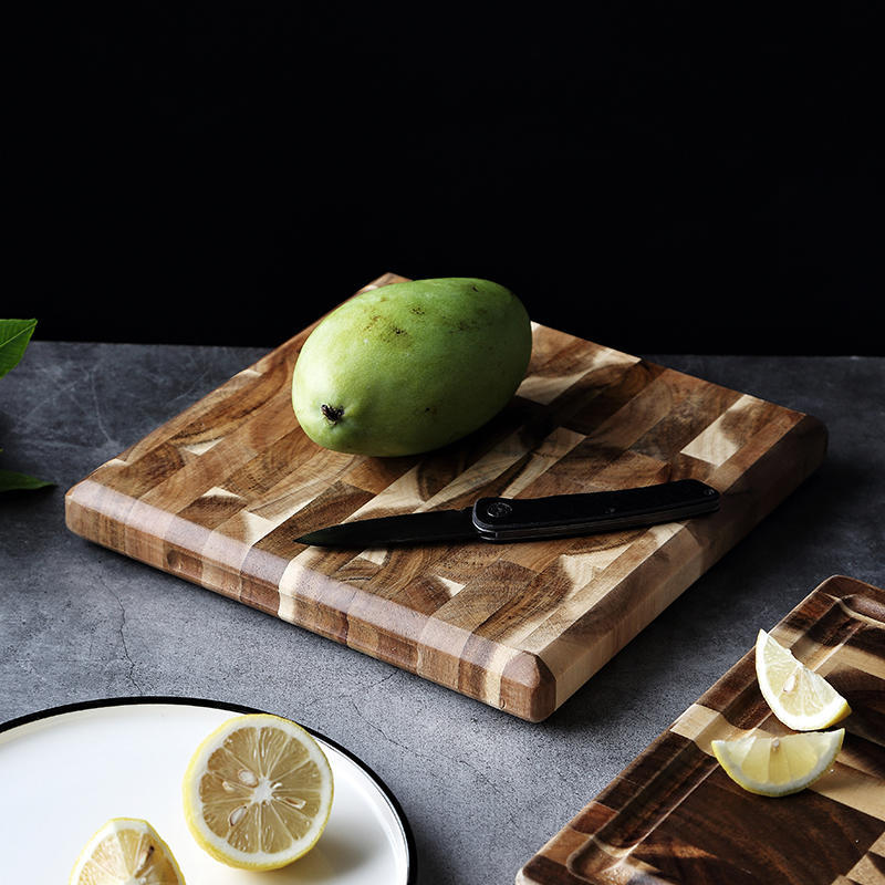 Solid Wood Parquet Cutting Board – Durable Kitchen Chopping Board
