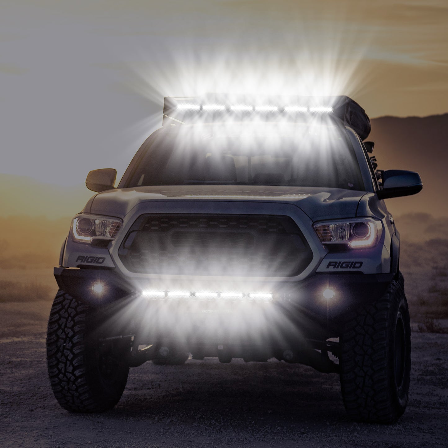 7-Inch LED Light Bar 18W Single Row Offroad Work Light