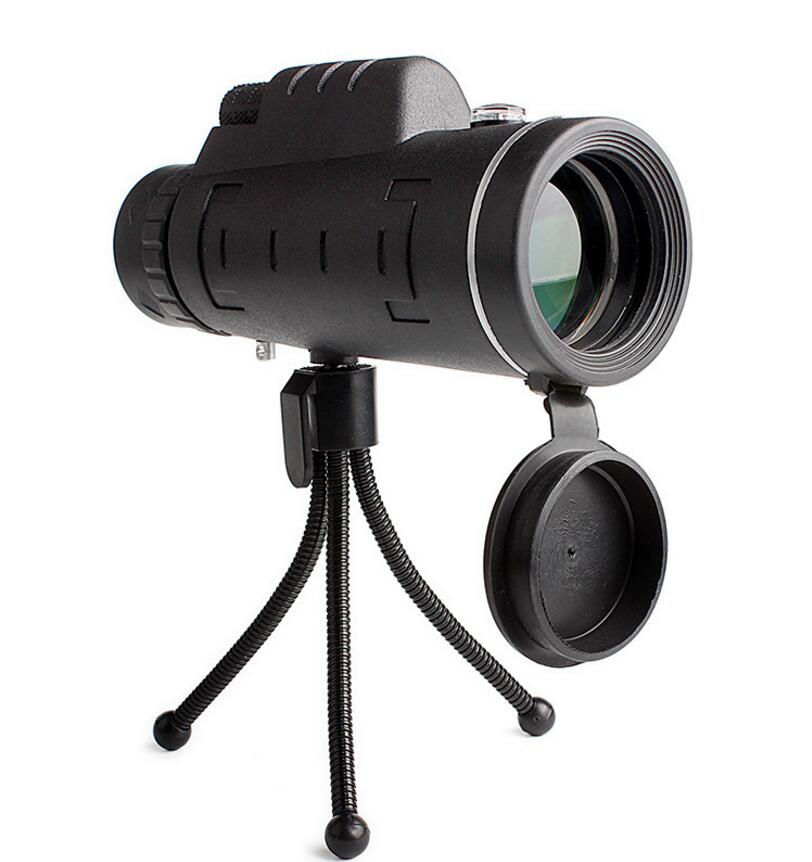 Monocular Telescope Zoom Scope for Smartphone – Compatible with Apple, Phone Clip & Tripod with Compass 🔭📱