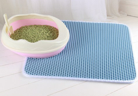 Waterproof Honeycomb Cat Litter Mat – Urine-Proof, Anti-Tracking, Easy Clean Pet Pad